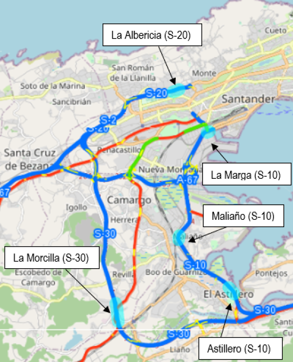 Mitma formaliza por 4,8 millones de euros las obras de modernización y mejora de varios túneles de las autovías S-10, S-20 y S-30 en Cantabria