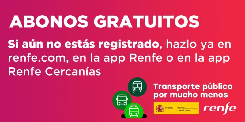 Renfe emet més de 335.000 abonaments gratuïts per a viatjar als serveis de Rodalies de Catalunya 