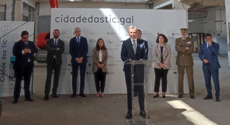 José Miñones certifica que a Cidade do TIC “é a primeira pedra” do novo modelo industrial sustentable e innovador que impulsa o Goberno para transformar Galicia 
