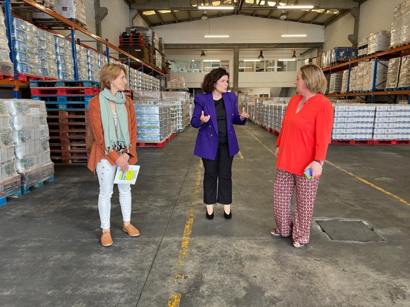 María Rivas anuncia a repartición de 355 toneladas de alimentos na provincia da Coruña para chegar a máis de 16.000 persoas en situación de vulnerabilidade