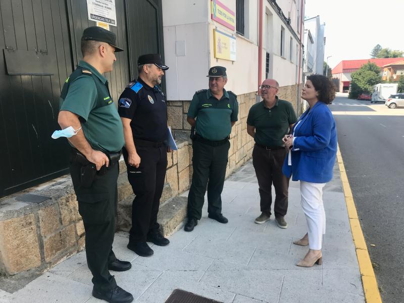 María Rivas ultima con el Ayuntamiento de Rianxo el dispositivo de seguridad para las principales citas festivas del verano