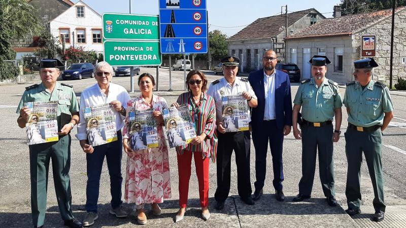 *Maica *Larriba anuncia que case 400 entidades da provincia de Pontevedra colaboran este ano na campaña para protexer ás peregrinas no Camiño de Santiago