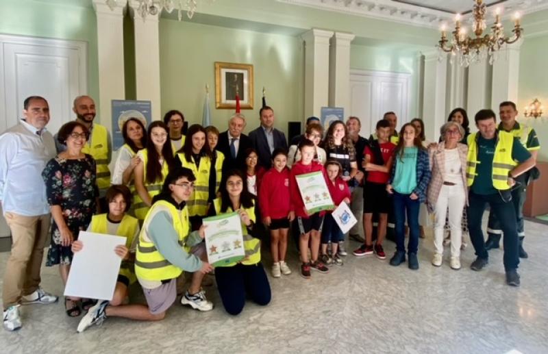 Emilio González recoñece o papel dos centros educativos no fomento da mobilidade sustentable e seguridade viaria entre a comunidade escolar