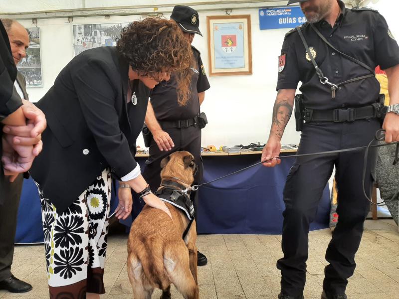 María Rivas ‬valora o vínculo entre a Policía Nacional e a cidadanía da Coruña no inicio dos actos do Día da Policía, dos que a cidade é “a mellor anfitrioa”