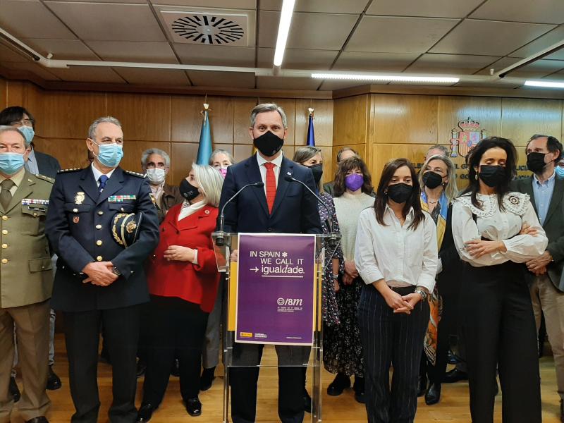José Miñones reivindica a acción feminista do Goberno de Pedro Sánchez para “avanzar cara a unha sociedade máis igualitaria, inclusiva e xusta, e un lugar libre de violencias machistas