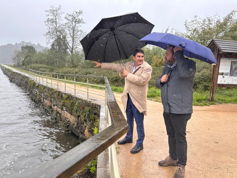 Pedro Branco subliña en Vilaboa o apoio do Goberno á transformación sustentable dos concellos con máis de 300.000 euros para a nova senda litoral das Salinas de *Ulló