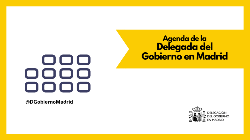 Agenda de la delegada del Gobierno en Madrid para el sábado, 5 de noviembre