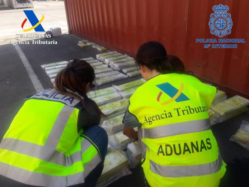 Intervenida una autocaravana con 534 kilos de cocaína procedente de Sudamérica<br/>